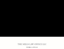 Tablet Screenshot of millsfederalappeals.com